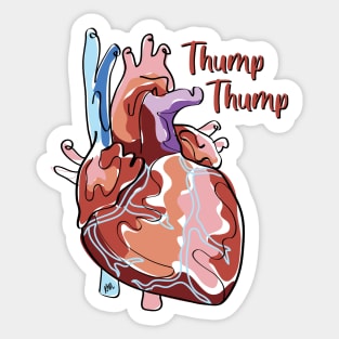 Thump Thump Sticker